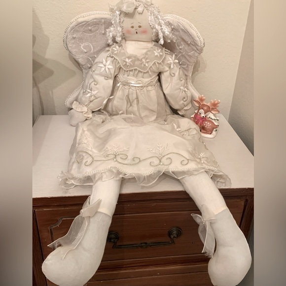 Soft Sculpture Angel Doll Christmas - Picture 9 of 10